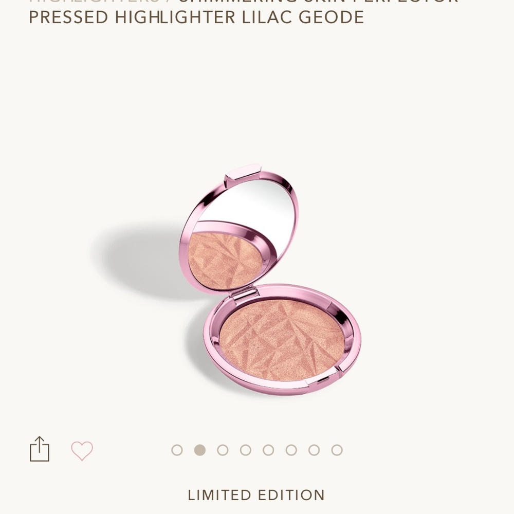 Becca highlighter in lilac geode